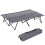 Double Camping Cot Bed, with Bag - Grey 1