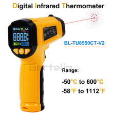 Digital Infrared Thermometer Gun Laser Temperature Color LCD -50C~600C Instant