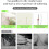 Auto Needle Threader and Seam Ripper Ergonomic White 2-in-1 2
