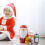 Wooden Santa Nesting Dolls Handmade 5 pcs 5