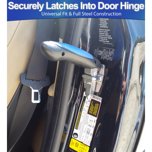 Car Door Handle Standing Aid Cane with Window Breaker 2