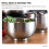 Stainless Steel Double Rice Bowl Set 3 Pieces 8