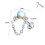 Stainless Steel Labret Lip Stud 16G 8mm 2