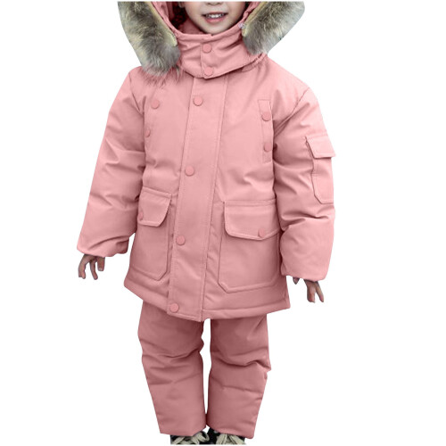 Toddler Snowsuit Set Beige 2