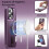 Purple MagSafe iPhone 14 Pro Max case with belt clip and 3