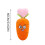 Carrot Plush Toy Soft Oversized 23.62 inch 3