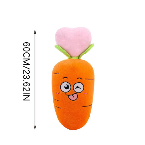 Carrot Plush Toy Soft Oversized 23.62 inch 2