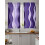 Sheer Curtains Purple Gradient Waves 52x63 Inch 2 Panels 4