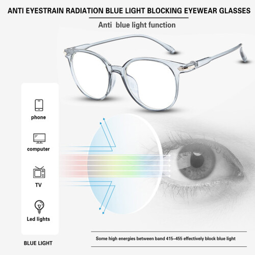 Blue Light Glasses for Women Computer Reading One Size 1
