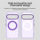Candy Purple MagSafe-Compatible Slim Case for Google Pixel 2
