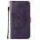 Butterfly Wallet Case for iPhone 12 Purple Synthetic 7