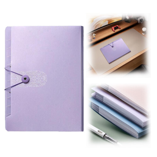 Accordion File Folder Organizer with 8 Pockets 12-Pc 2
