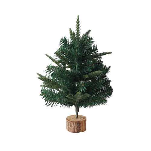 White Flocked Mini Christmas Tree 17.72 in PVC Snow-Covered 1