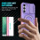 Purple Shockproof Case for Samsung Galaxy S22 Plus 6.6 inch 3