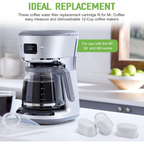Activated Water Filter Cartridges for Mr. Coffee 12-Cup 1