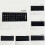 Keyboard Sticker Frosted Universal Multi-language 1pc 3