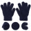 Kids Winter Plush Gloves Warm Wool Mittens 1 Pair 4