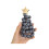 Wooden Spiral Christmas Tree Ornament Rustic Beaded Boho 2