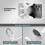 Flexible Lazy Arm Phone Holder White 360 Adjustable 2