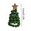 Wooden Spiral Christmas Tree Ornament Rustic Beaded Boho 6
