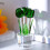 Crystal Tulip Figurine with Vase 1pc 8