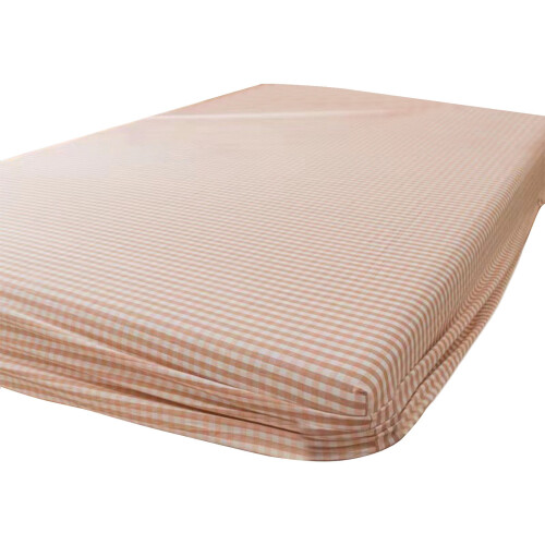 Cotton Fitted Sheet Brushed Microfiber Buffalo Plaid Deep 1