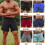 ASICS men's athletic shorts with side pockets moisture 4