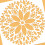 Flower Mandala Reusable Stencil 12x12 Inch 4