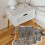 Leopard Print Coffee Table Rug Modern Faux Fur 6
