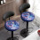 Galaxy Wolf Barstool Covers 2 pcs for 12-14 inch Stools 3