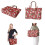 PU Leather Top Handle Bag Set with Christmas Tree and 2