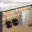 Stainless Steel Over-Door Towel Rack Single Pole 6