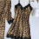 Women's Leopard Print Satin Nightgown 1 Piece 6