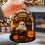 Halloween Ghost Acrylic Hanging Decoration Set 4