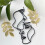 Acrylic 3D Abstract Line Cake Topper for Wedding and 8