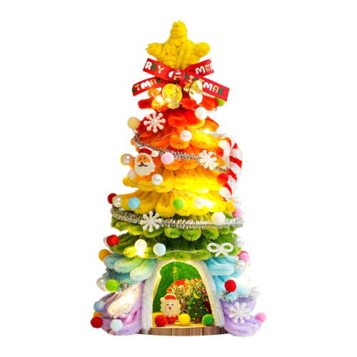 Mini Christmas Tree Tabletop 11 Inch with Gold Star 1