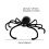 Halloween Hair Clips Pumpkin Spider Design 6 pcs 7