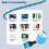 USB Wall Charger with 6ft Cable for iPhone Fast Charging 7