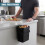 GEEZY GEEZY Hanging Kitchen Waste Bin 3L Over Door Compost Caddy Food Waste Trash Can Pot 7
