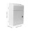White Lockable Wall Mount Mailbox Outdoor Plastic Metal 2