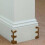 Brass Vintage Baseboard Corner Protectors for Skirting 4