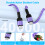 USB-C PD Wall Charger with 6ft Cable Purple 20W 6