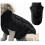 Knitted Sleeveless Dog Sweater Black L 7