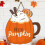 Wooden Pumpkin Fall Decor Sign Orange 6