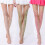 Mermaid Socks Bright Pearlescent Gold One-Piece 4