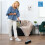 Soft Indoor Broom Sweeping Brush Long Handled Kitchen Wooden Floor 2