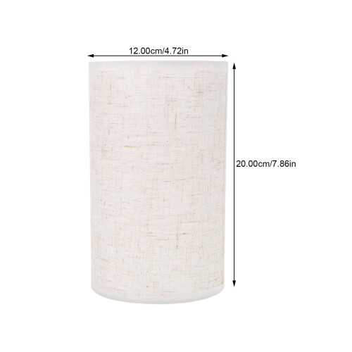 Beige Drum Lamp Shade Cloth Durable Small 1