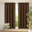 Black Silk Curtains for Bedroom and Kitchen Heat Insulation 3