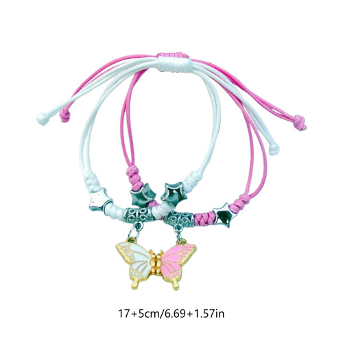 Magnetic Butterfly Bracelets Adjustable 2PCS 2