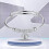 Women's Sterling Silver Beads Bangle Bracelet with Open 8